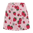 thumbnail image 5 of Garronmavis Strawberries Running Skirts for Women Flowy Tennis Skirt With Pockets Sports Running Golf Skorts High Waisted, 5 of 7
