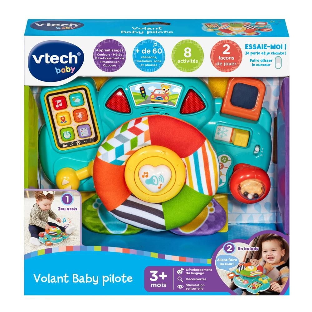 VTech Baby® Bopping & Cruising Baby Driver™ - French Version, 3+ Months
