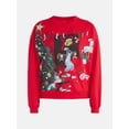 thumbnail image 5 of The Grinch Women's Christmas Light Up Fleece Sweatshirt, Sizes XXS-4X, 5 of 5