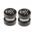 thumbnail image 5 of 2pcs Pendientes Magnéticos Del Perno Prisionero Hombres Mujeres Pendientes Del Imán Del Acero Inoxidable - Cabeza de SM SunniMix Pendientes de clip Pendientes, 5 of 5