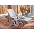 thumbnail image 2 of SAFAVIEH Outdoor Collection Cam Chaise Sunlounger Grey/Grey, 2 of 12