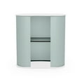 thumbnail image 2 of Vispronet Portable Trade Show Counter, 3ft White Podium Countertop, Carry Bag Included, 2 of 7