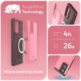 thumbnail image 3 of Funda TUDIA Merge para Motorola Edge 2024 Magsafe Rosa Ahumado, 3 of 8