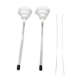 thumbnail image 1 of Luzkey 2 Pieces Beading Funnels Bead Crafting Tools Clay Bead Stringing Tool with Beading Pins Beading Tools Kit for Jewelry Making , Funnel and Pin, 1 of 8