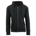 thumbnail image 2 of Mens Fleece Hoodie With Thermal Lined Hood Slim Fit Zip-Up Sweater, 2 of 4