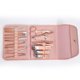 thumbnail image 1 of Cortaúñas, herramientas de manicura, juego de uñas, pedicura, cortaúñas con estuche de cuero, kit de juego de uñas con todo lo profesional Xemadio HMJM191-4, 1 of 5