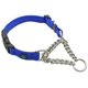 thumbnail image 1 of (Mediano 2,5 x 50 cm, azul) Collar de cadena de acero inoxidable: donamos un collar a un centro de rescate para perros por cada collar vendido., 1 of 5