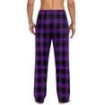 thumbnail image 3 of yillto Men's Pajama Pants Plaid Pjs Loungewear Pants Soft Bottoms with Pockets Drawstring S-XXXL, 3 of 6
