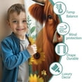 thumbnail image 3 of Blackout Kids Curtains,Highland Cow and Sunflower Childrens Insulated Curtains Set Of 2,Bedroom Essentials,Toddler Room Decor 42x54in(106x137cm), 3 of 4