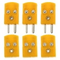 thumbnail image 1 of 6pcs Wire Connectors K Type Thermocouple Adapter Male Female Thermocouple Adapter, 1 of 8