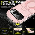 thumbnail image 4 of Magnetic for Google Pixel 10 Pro XL Case [Compatible with MagSafe] [360° Rotatable Ring Holder Kickstand] [Military Grade Protection] Shockproof Slim Phone Case for Google Pixel 10 Pro XL,Pink, 4 of 10
