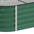thumbnail image 6 of Dextrus Outdoor Raised Garden Bed Kit, Large Galvanized Metal Patio Planter Box with Safety Rubber and Gloves,Ideal for Plants Vegetables Flowers - 8 x 2 x 1.4ft ,Green, 6 of 8
