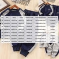 thumbnail image 3 of zuwimk Toddler Baby Boy Fall Winter Outfits Letter Crewneck Sweatshirt Casual Pants 2Pcs Clothes Set(2-3 Years,Blue), 3 of 4