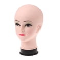 thumbnail image 4 of 10 Female Head Cosmetics Model Head Display Glasses Hat, 4 of 7