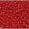 JOLLY STORE Crafts Red Pony Beads 9x6mm 500pc Made in the USA