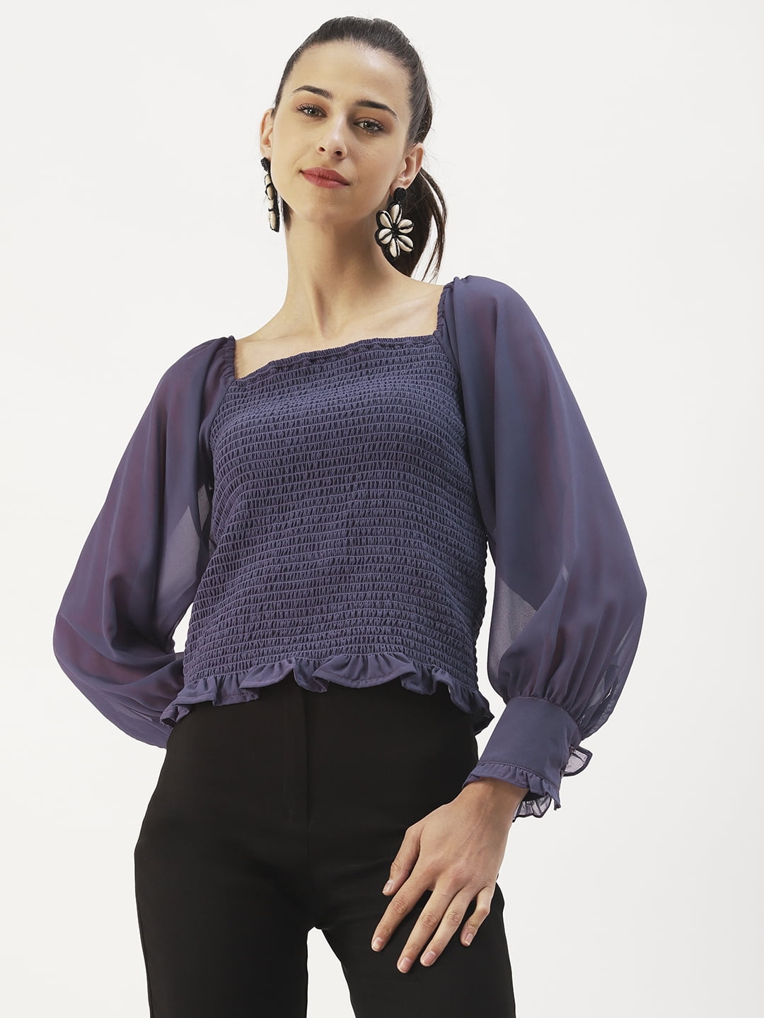 smocked hem