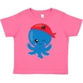 thumbnail image 3 of Inktastic Pirate Octopus, Cute Octopus, Little Octopus Boys or Girls Toddler T-Shirt, 3 of 5