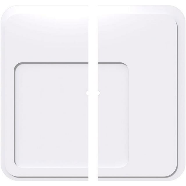Ekena Millwork CMP36LN2-01000 36 in. OD x 1 in. ID Square Lucan Architectural Grade PVC Contemporary Ceiling Medallion - 2 Piece