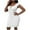 White, variant on Lmnyox Plus Size Square Neck Dress for Women Short Sleeve Bodycon Mini Dress Summer Party Club Dress