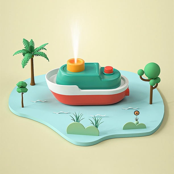 Juguete flotador de natación Hugo crucero eléctrico juguetes de rociadores de baño