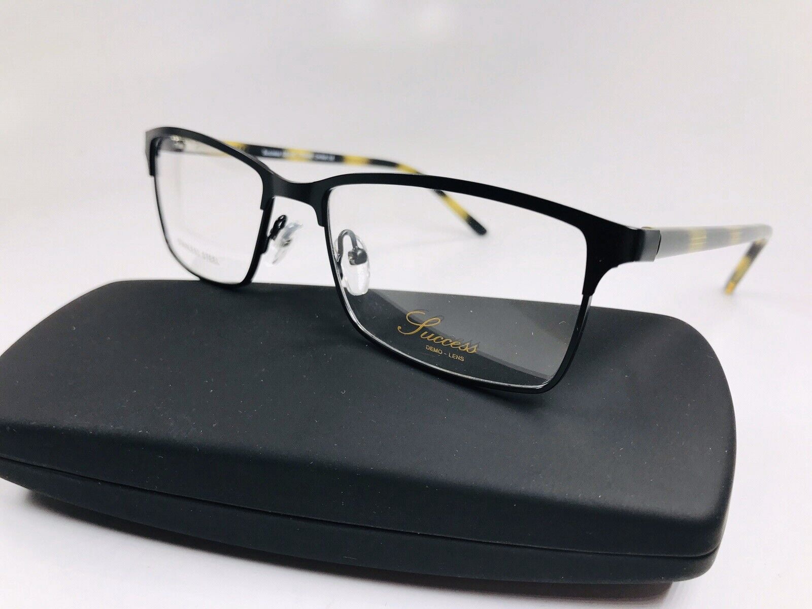 New Designer Inspired SUCCESS SS-383 Black Eyeglasses 53mm with Case New Designer Inspired SUCCESS SS-383 Black Eyeglasses 53mm  main image 4