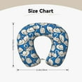 thumbnail image 5 of Xecao Swan Birds Print Memory Foam Cervical Neck Pillow Versatile U-Shaped Pillows for Home,Office,Camping,Travelling,Soft Washable Cover, 5 of 8