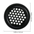 thumbnail image 2 of RUNROTOO 20 Pcs Ventilations en Acier Inoxydable pour Canapé Dispositif de Ventilation Rond pour Meubles d'Intérieur, 2 of 5