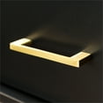 thumbnail image 3 of Table d'Appoint Moderne avec Poignées en Métal Doré - Noir, 3 of 6