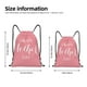 thumbnail image 2 of Fotbe Happy Mother's Day Bolsa Mochila con Cordón Estampada, Bolsa de Gimnasio Deportiva, Bolsa Cinch, Bolsa con Cordón para Hombres y Mujeres-Small, 2 of 6