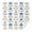 White-1, variant on 42x42 Inch Waterproof Square Tablecloth, Thickened Polyester Table Cover for Dining & Parties, Floral Print