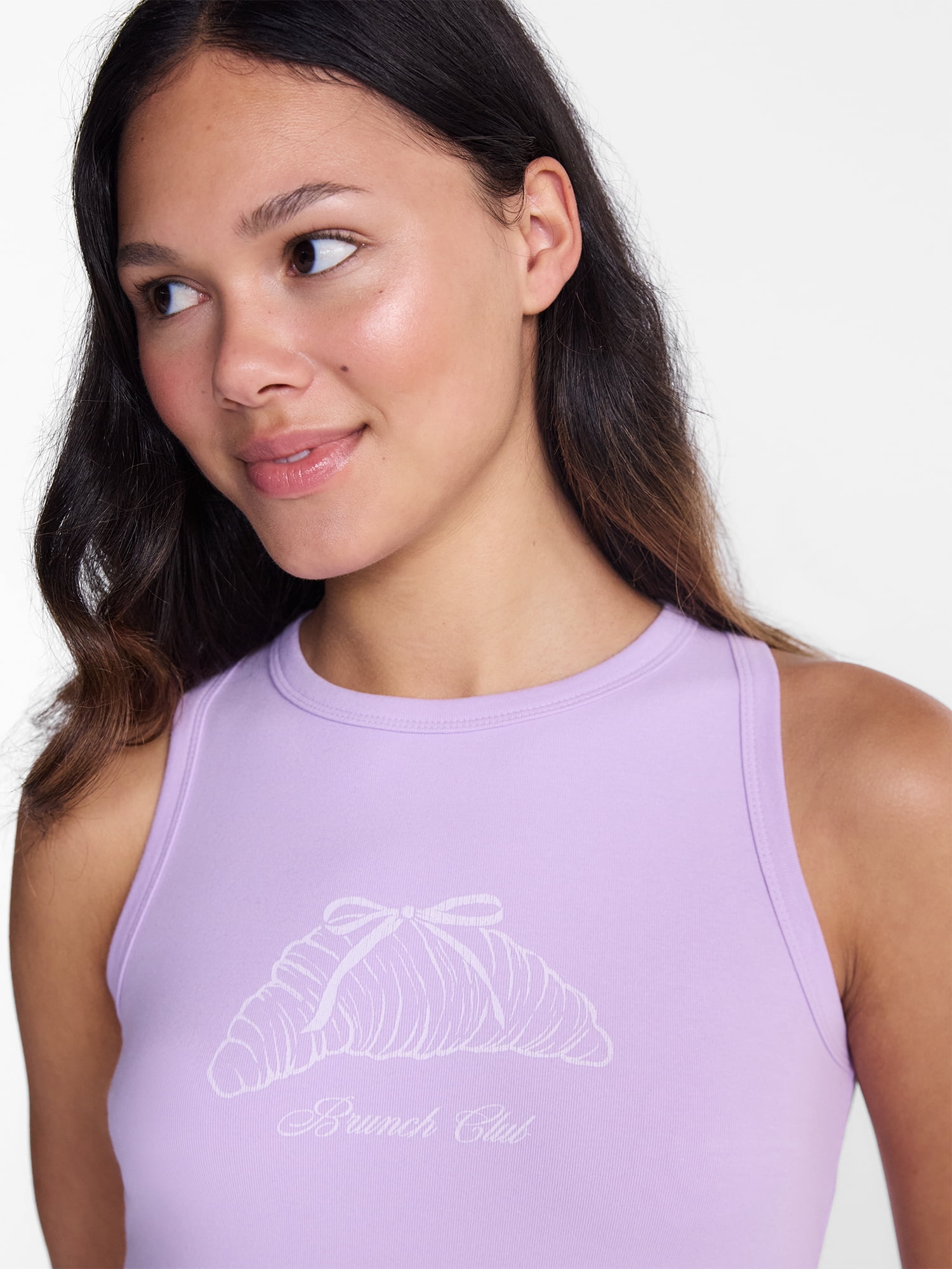 No Boundaries Sleepwear Ribbed Tank Top and Boxers Set from our Cloud Core Collection, 2 Piece, Women’s and Women’s Plus XXS-3X