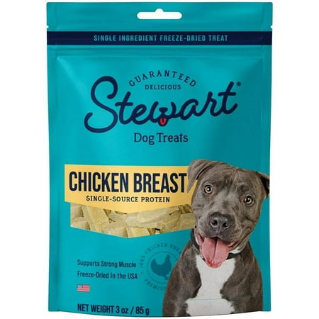 Stewart Freeze Dried Chicken Breast Treat [Dog, Treats Packaged] 3 oz