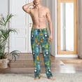 thumbnail image 2 of Hirioo pirates animals for Men's PJ Pajama Pants Sleep Pants Men's Home Trousers with Pockets,S-3XL-Small, 2 of 6