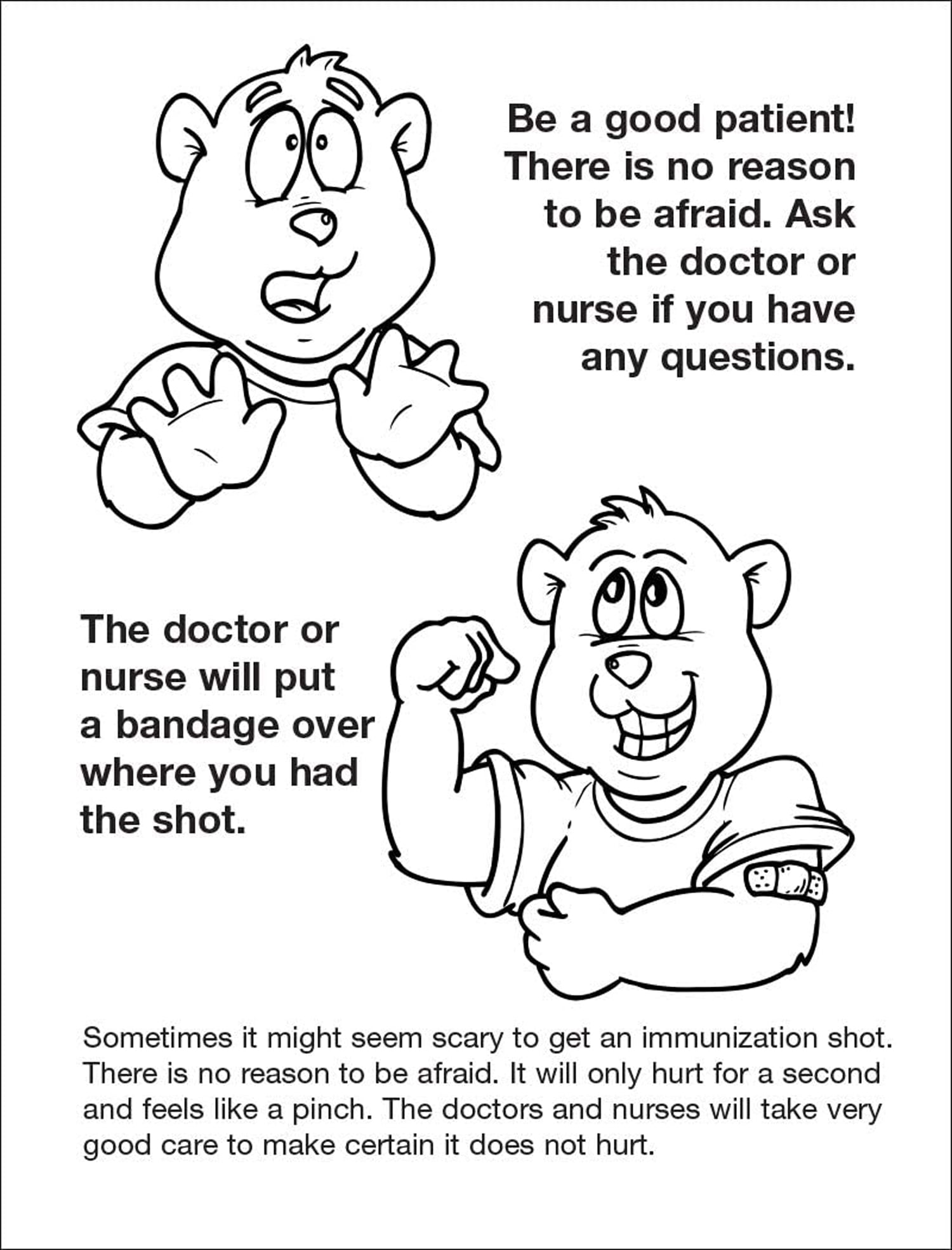ZoCo 25-Pack Learn About Immunization Coloring & Activity Books, 16 Pages
