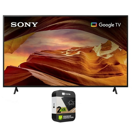 Sony KD43X77L X77L 43 Inch 4K HDR LED Smart TV with Google TV 2023 Bundle with 2 YR CPS Enhanced Protection Pack
