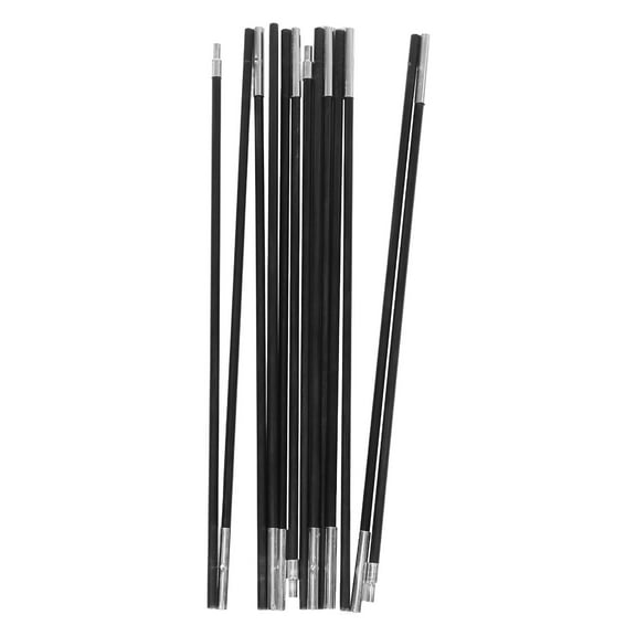 SEWCHICS Beach Tent Poles Tent Pole Repair Black 2Pcs