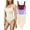 Rice White+wine Red+light Purple, variant on Ribbed Seamless Bodysuit for Women, Sleeveless Shapewear Tank Top for Tummy Control, Sexy Body Sculpting Suits 3 Pack
