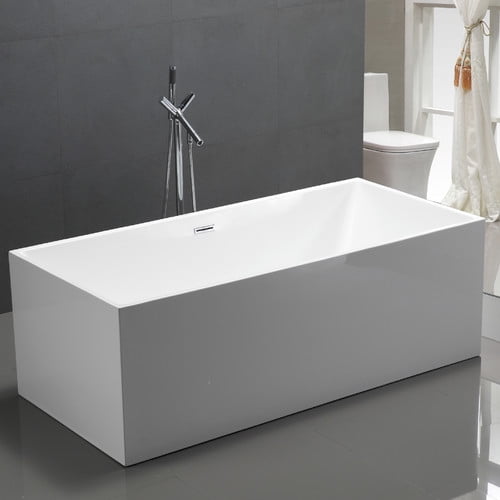 Vanity Art 59'' x 30'' Freestanding Bathtub Soaking
