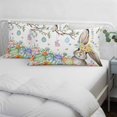 thumbnail image 4 of Easter Bunny Pillow Covers 12"x20", Spring Easter Eggs Floral Leaves Watercolor Soft Brushed Microfiber Breathable Throw Pillow Covers, Decorative Pillowcase with Zipper for Couch Sofa Bedroom, 4 of 9