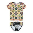 thumbnail image 1 of Zuma Rash Guard Set Geometric, 1 of 2