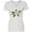 AA-White, variant on Inktastic Beautiful Apple Blossom Flowers on Branch Women's V-Neck T-Shirt