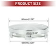 thumbnail image 4 of Unique Bargains 60mm 2.36" Silver Tone Wheel Hub Center Caps Wheel Hub Caps Covers Protectors, 4 of 6