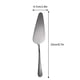 thumbnail image 2 of Espátulas de acero inoxidable para cortar pasteles, rebanadas de pastel, espátulas, servidores para cortar tartas, servidor de pizza, servidor de postre, cuchillo para fiestas de bodas con bordes dent, 2 of 4