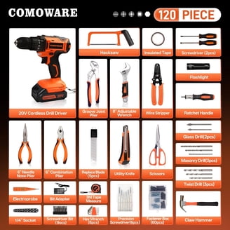 WORX NITRO WX918L 20V Brushless 4-Tool Combo Kit with Power Drill