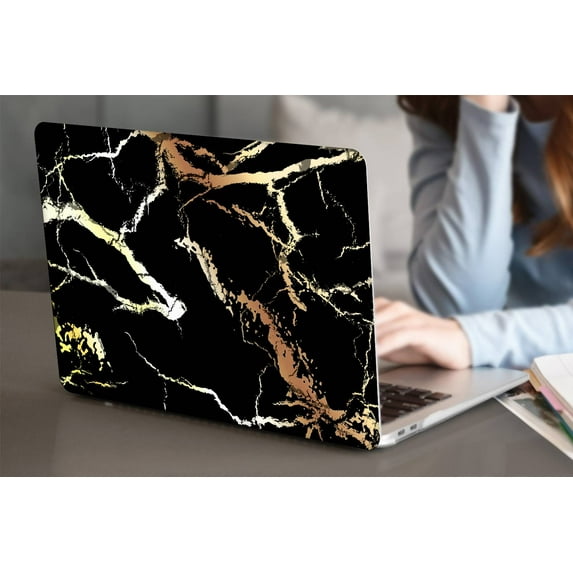 KSK KAISHEK Plastic Hard Shell Case Cover for 2017 - 2014 2013 2012 2011 2010 Rel. Old Version MacBook Air 13 inchs Not Retina Display + Black Keyboard Cover Model: A1466/A1369 Marble A 192