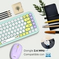 thumbnail image 2 of Kit Teclado y Mouse ACTECK CREATOR CHIC K-COLORS MK480 Inalambrico USB 2.4 MHz, 2 of 5
