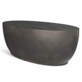 thumbnail image 3 of Simpli Home Marner 38 inch Wide Oval Contemporary Cast Aluminum Coffee Table in Graphite, Fully Assembled, 3 of 11
