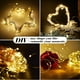 thumbnail image 4 of Fairy Lights ZGWJ 20 LED, funciona con pilas, 2 m, 12 unidades, color blanco cálido, 4 of 6