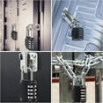 thumbnail image 7 of 4 Pack Combination Lock for Locker 4 Digit Outdoor Waterproof Padlock for School, Gym, Sports, Fence, Toolbox, Gate, Case, Outdoor, Hasp Storage, 7 of 7