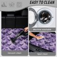 thumbnail image 5 of HUIACONG Teal Orange Mandala Car Trunk Mat, 29" x 39" Stitched Edge Polyester, Stain Resistant Non-Slip All Season, Wipe Clean Fast Install Universal Fit for SUVs Sedans Trucks, 5 of 7